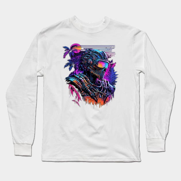 Android Long Sleeve T-Shirt by Discover Madness